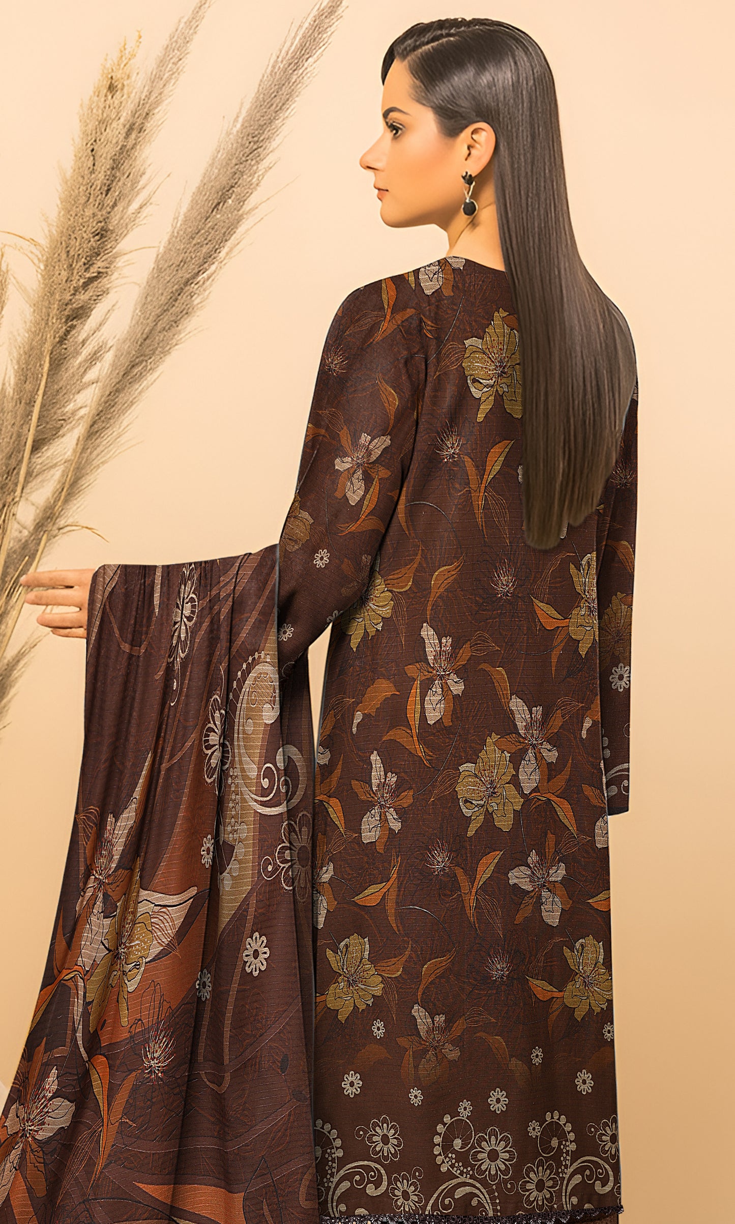 Dhanak Bana Dora 3 Piece Executive Quality Digital Print with Heavy Embriodery