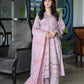 Brosha Lawn with Plain Trouser and Fancy Organza Dupatta