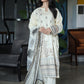 Brosha Lawn with Plain Trouser and Fancy Organza Dupatta