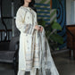 Brosha Lawn with Plain Trouser and Fancy Organza Dupatta
