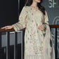 Brosha Lawn with Plain Trouser and Fancy Organza Dupatta
