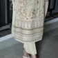 Brosha Lawn with Plain Trouser and Fancy Organza Dupatta