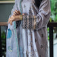 Brosha Lawn with Plain Trouser and Fancy Organza Dupatta