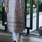 Brosha Lawn with Plain Trouser and Fancy Organza Dupatta