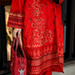Brosha Lawn with Plain Trouser and Fancy Organza Dupatta