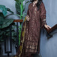 Brosha Lawn with Plain Trouser and Fancy Organza Dupatta
