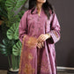 Brosha Lawn with Plain Trouser and Fancy Organza Dupatta