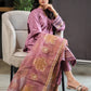 Brosha Lawn with Plain Trouser and Fancy Organza Dupatta