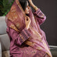 Brosha Lawn with Plain Trouser and Fancy Organza Dupatta
