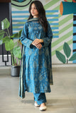 Fancy Lawn Brosha with Plain Trouser and Banarsi Lawn Dupatta