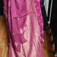 Fancy Lawn Brosha with Plain Trouser and Banarsi Lawn Dupatta