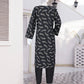 AlKaram Dhanak 2 Piece Beautiful Leaf Pattern With Plain Trouser