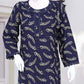 AlKaram Dhanak 2 Piece Beautiful Leaf Pattern With Plain Trouser