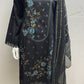 Premium Cotton 3 Piece with Plain Trouser and Plain Tarkashi Dupatta