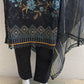 Premium Cotton 3 Piece with Plain Trouser and Plain Tarkashi Dupatta
