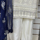 Breeze Exclusive Embriodery Shirt with Raw Silk Trouser and Embriodery Contrast Dupatta