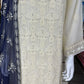 Breeze Exclusive Embriodery Shirt with Raw Silk Trouser and Embriodery Contrast Dupatta