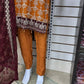 Breeze Exclusive Embriodery Shirt with Raw Silk Trouser and Embriodery Contrast Dupatta