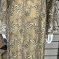Luxury Party Wear - Handmade Cutdana Embroided Net with Plain Trouser and Embroided Cutdana Dupatta