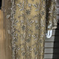 Luxury Party Wear - Handmade Cutdana Embroided Net with Plain Trouser and Embroided Cutdana Dupatta