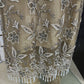 Luxury Party Wear - Handmade Cutdana Embroided Net with Plain Trouser and Embroided Cutdana Dupatta
