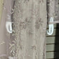 Luxury Party Wear - Handmade Cutdana Embroided Net with Plain Trouser and Embroided Cutdana Dupatta
