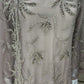 Luxury Party Wear - Handmade Cutdana Embroided Net with Plain Trouser and Embroided Cutdana Dupatta