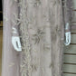 Luxury Party Wear - Handmade Cutdana Embroided Net with Plain Trouser and Embroided Cutdana Dupatta