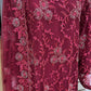 Luxury Party Wear - Handmade Cutdana Embroided Net with Plain Trouser and Embroided Cutdana Dupatta
