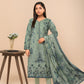 Dhanak Bana Dora 3 Piece Executive Quality Digital Print with Heavy Embriodery
