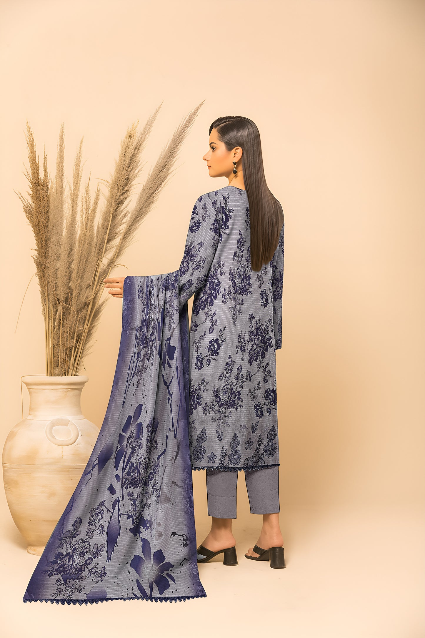 Dhanak Bana Dora 3 Piece Executive Quality Digital Print with Heavy Embriodery