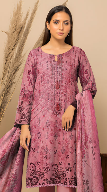 Dhanak Bana Dora 3 Piece Executive Quality Digital Print with Heavy Embriodery