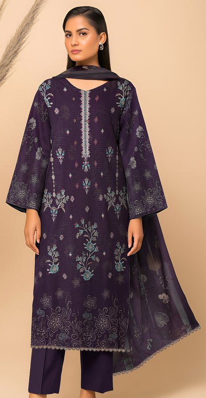 Dhanak Bana Dora 3 Piece Executive Quality Digital Print with Heavy Embriodery