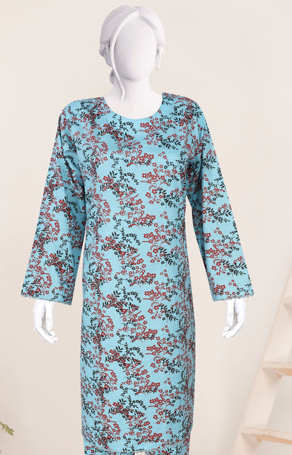 Khaddar 2 Piece Printed All Over Matching Separate