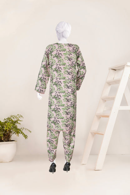 Khaddar 2 Piece Printed All Over Matching Separate