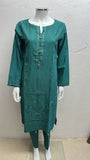 Khaddar 3 Piece Breeze Style with Plain Trouser and Printed Khaddar Dupatta