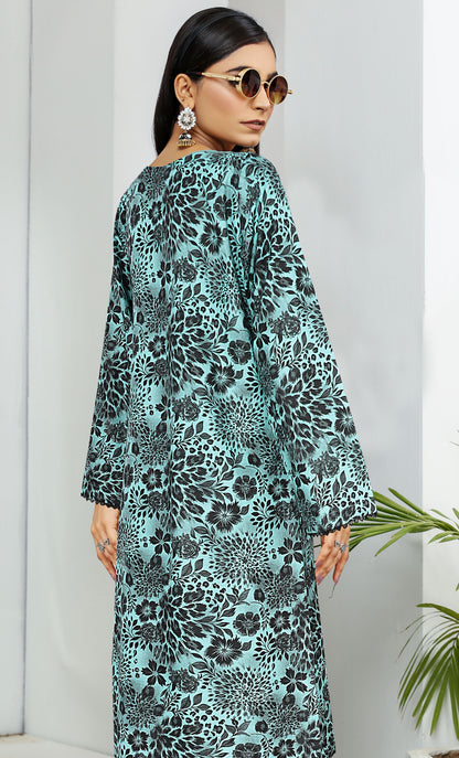 Khaddar 2 Piece Printed All Over Matching Separate
