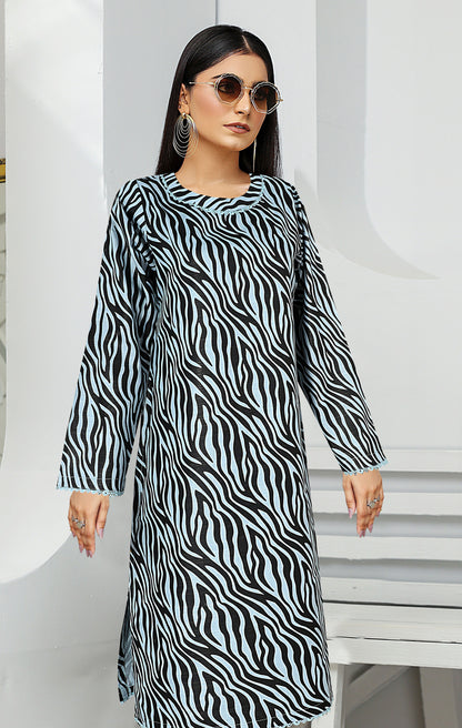 Khaddar 2 Piece Printed All Over Matching Separate