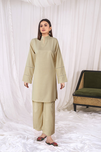 Soft Krandi 2 Piece Executive Quality Plain Co-Ord Set