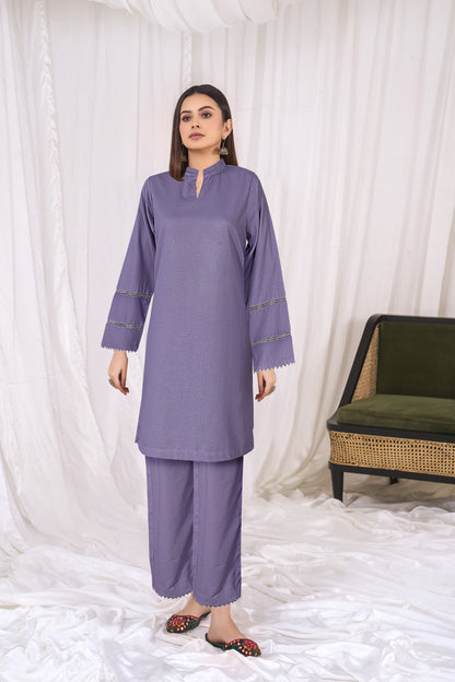 Soft Krandi 2 Piece Executive Quality Plain Co-Ord Set