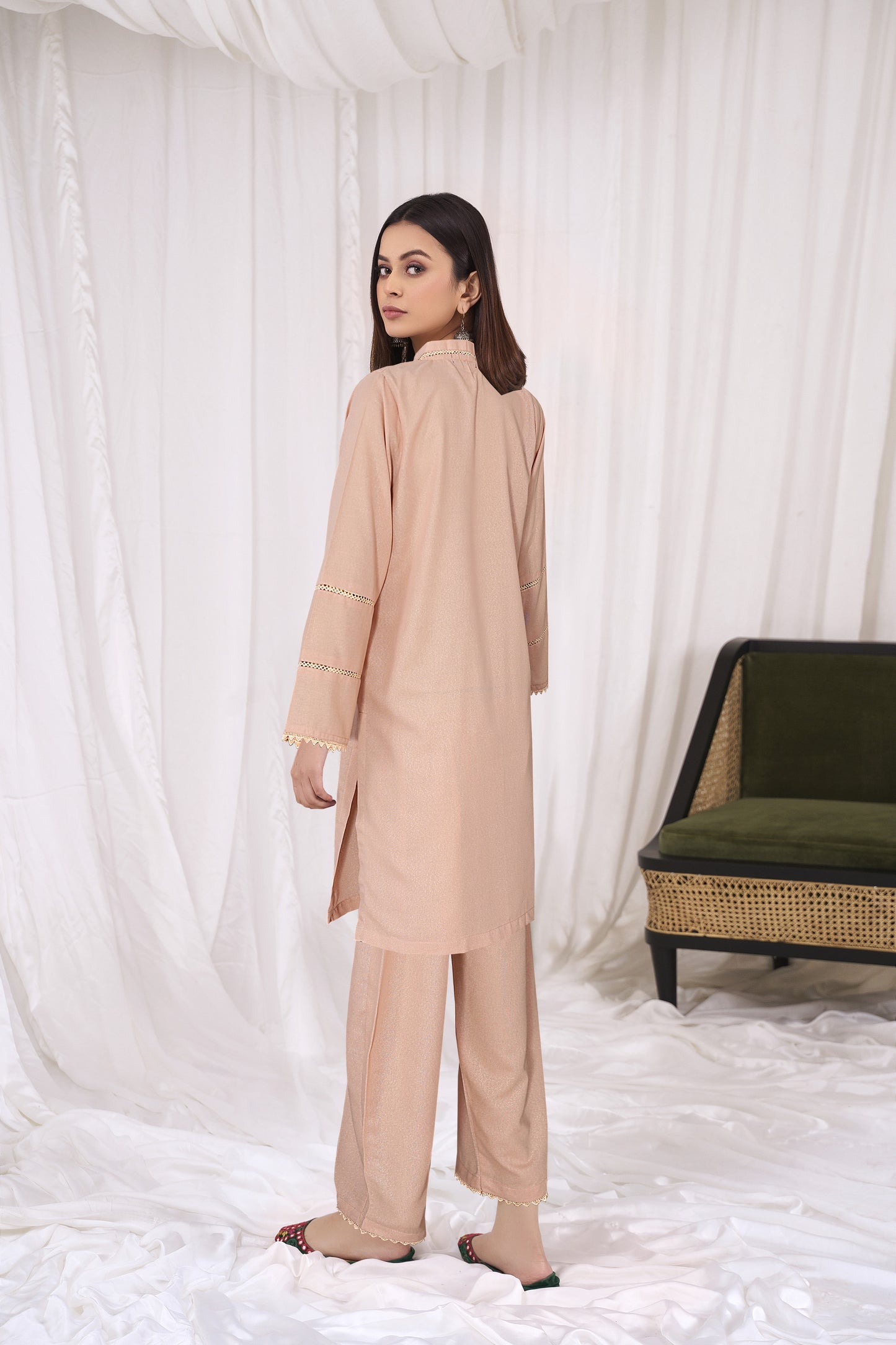 Soft Krandi 2 Piece Executive Quality Plain Co-Ord Set