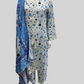 Linen Viscose 3 Piece with Matching Trouser and Printed Dupatta