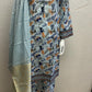 Luxury Lawn 3 Piece with Matching Trouser and Banarsi Dupatta