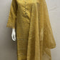 Net 3 Piece with Plain Trouser and Heavy Embriodery Net Dupatta