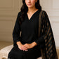 Premium Cotton 3 Piece with Plain Trouser and Printed Tarkashi Dupatta