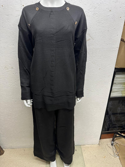 One Size Casual Wear Matching Winter Co-Ord Set