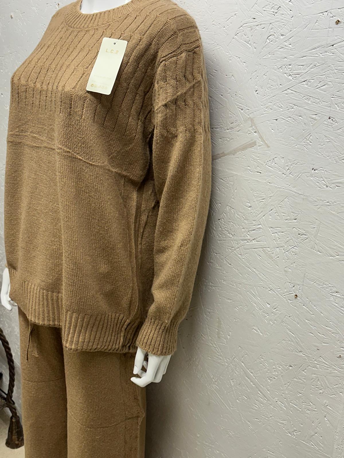 One Size Casual Wear Matching Winter Co-Ord Set