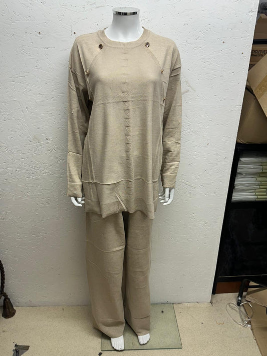 One Size Casual Wear Matching Winter Co-Ord Set