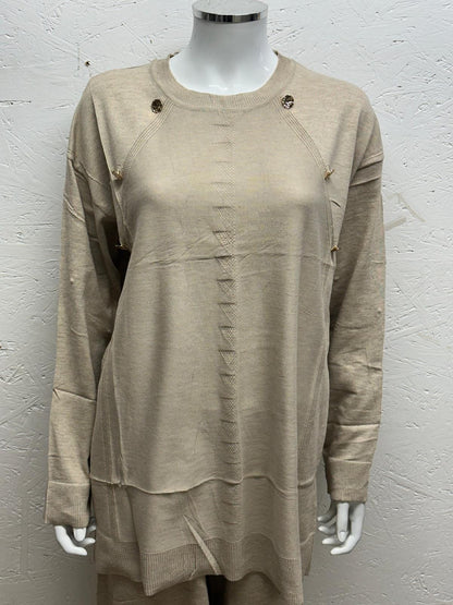 One Size Casual Wear Matching Winter Co-Ord Set