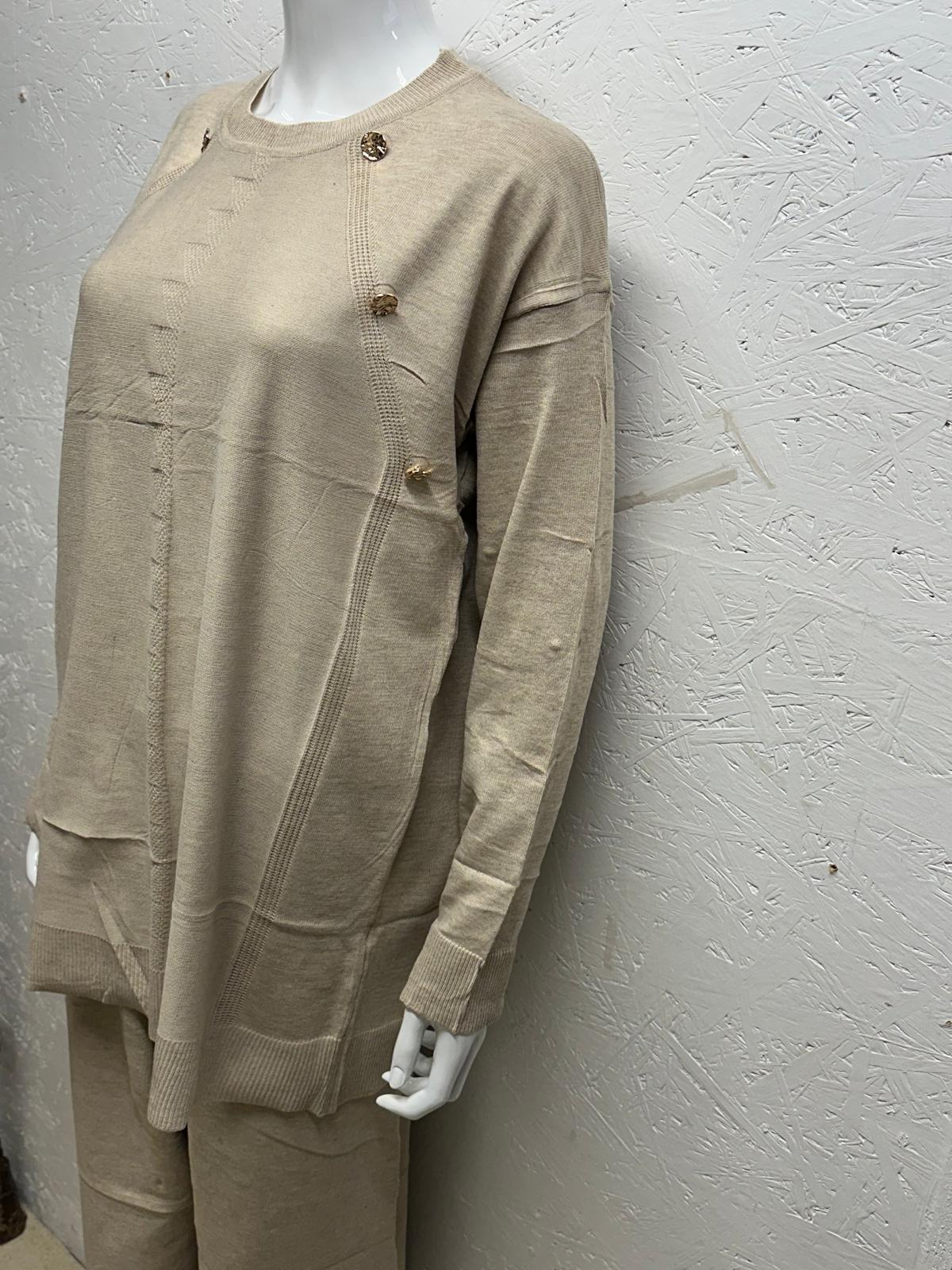 One Size Casual Wear Matching Winter Co-Ord Set